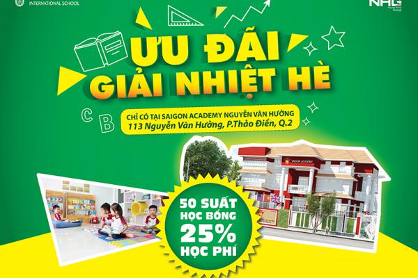“Ưu đãi giải nhiệt hè” siêu hấp dẫn dành cho bé tại SGA Nguyễn Văn Hưởng